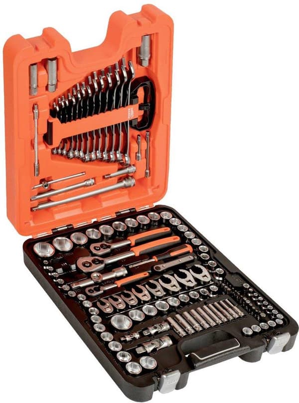 Bahco hylsnyckelset 1/2, 1/4, 3/8 138 delar S138 (S138)
