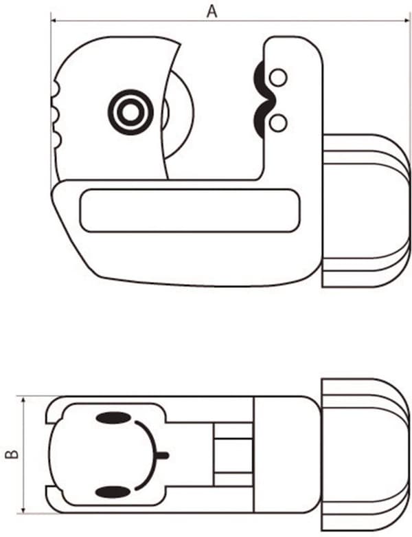 Bahco automaattinen putkileikkuri, Ø 3-22 mm 301-22 (301-22)