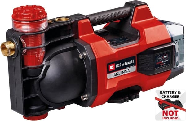 Einhell AQUINNA 18/28 F LED Power X-Change sladdlös trädgårdspump 3000 l/h 28 m (4180430)
