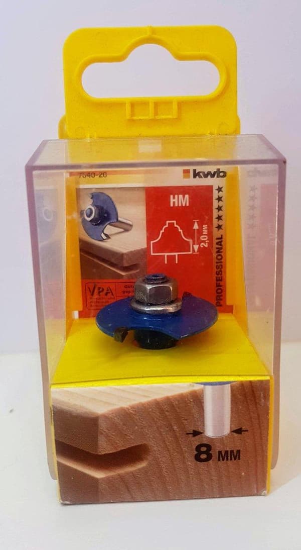 kwb 754020 spårfräs 2 mm (754020)