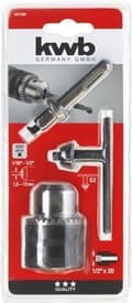 Miniatyrbild 3 av 3: kwb nyckelborrchuck 291390 1,5 - 13 mm (291390)