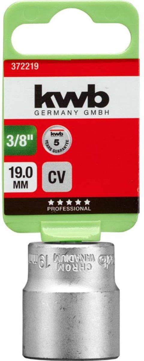 kwb 372219 topnøgleindsats 19 mm 3/8 (372219)