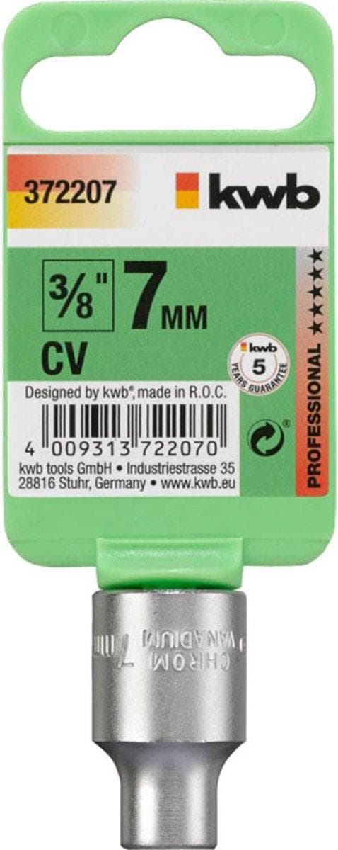 kwb 372207 topnøgleindsats 7 mm 3/8 (372207)
