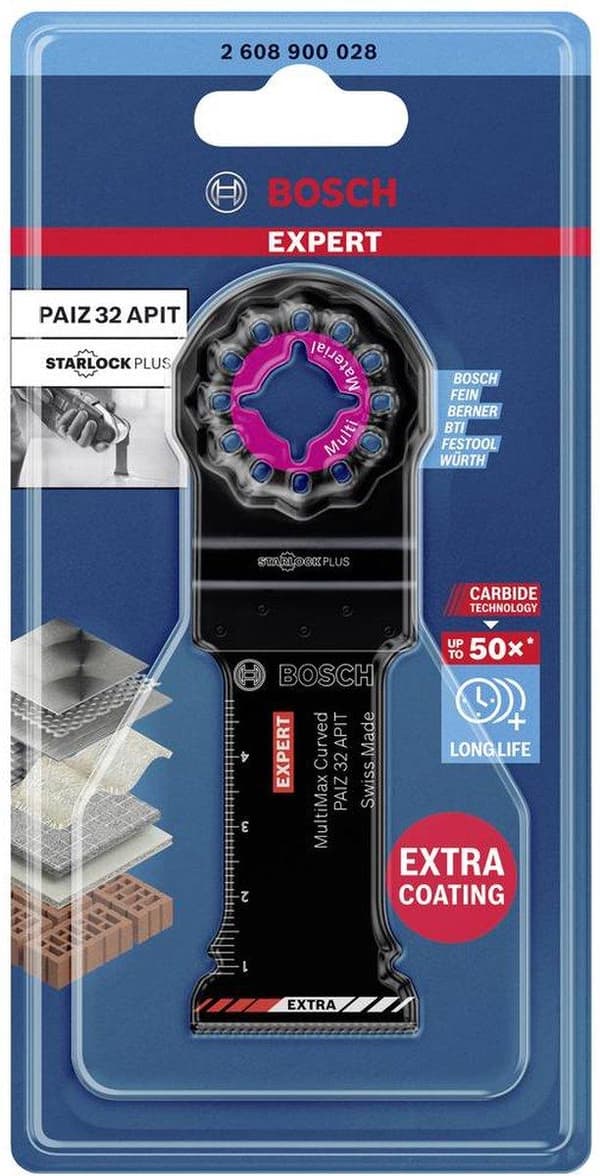 Bosch Expert MultiMax PAIZ 32 APIT - dyksavskæreklinge - til mursten, fibercement, glasfiberforstærket plast, kulfiberforstærket plast, rustfri stålpl