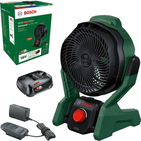 Bosch Home and Garden UniversalFan 18V-1000 johdoton tuuletin (06039E1001)