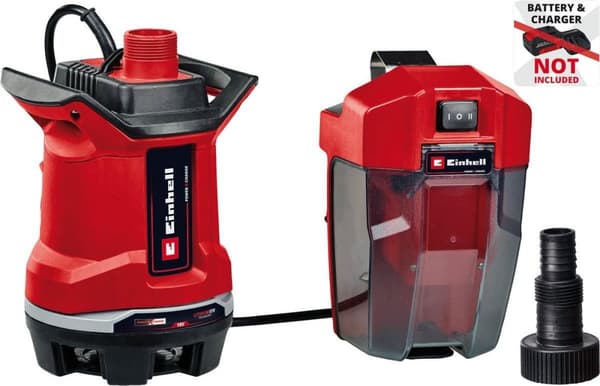 Einhell GE-DP 18/25 Li - Solo Power X-Change 4181580 upotettava likavesipumppu, monivaiheinen 7500 l/h 5 m (4181580)