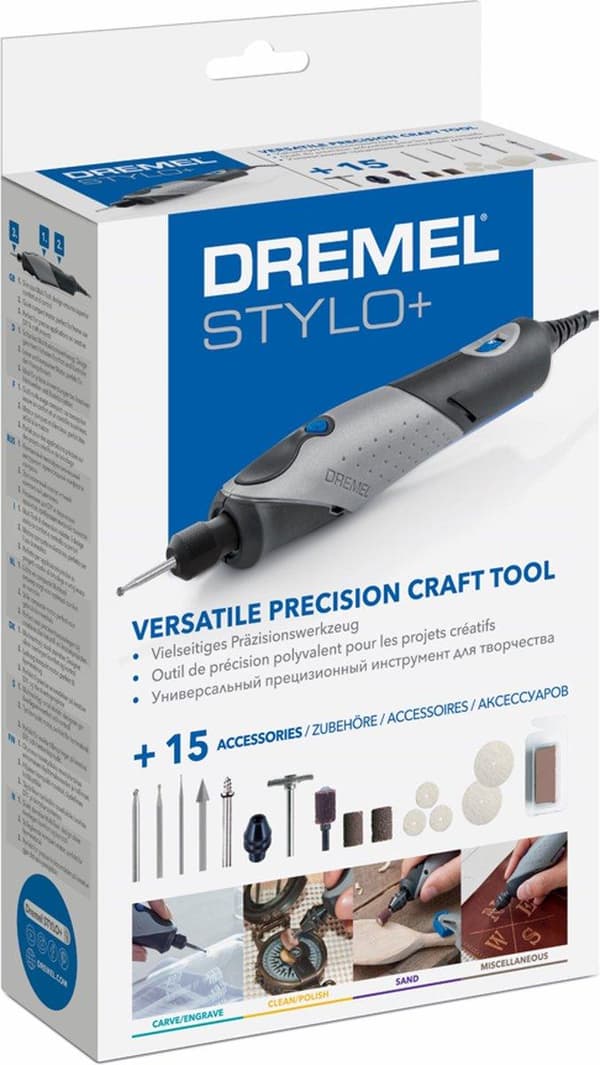 Dremel 2050-15 Stylo+ F0132050JM multifunktionsværktøj med tilbehør 17 dele 9 W (F0132050JM)