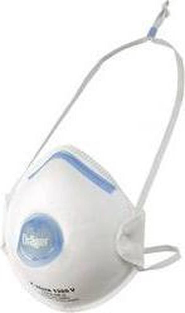Dräger X-plore 1320 FFP2 V NRD partikelskyddsmask med ventil (paket med 10 st) (3951214)