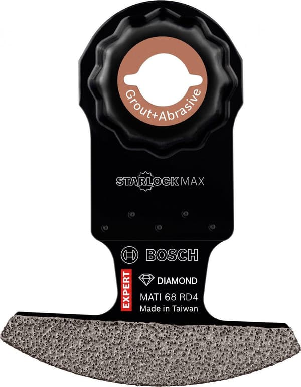 Bosch Expert MATI 68 RD4 - skärblad för dyksåg - längd: 87 mm - bredd: 68 mm - korn: 40