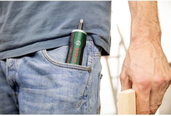 Bosch PushDrive - skruvmejsel - sladdlös - Insexuttag - 5 N m laddare ingår - 3,6 V