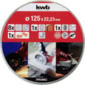 Miniatyrbillede 3 af 6: kwb 712042 skæreskive sæt 10 stk 125 mm 22,24 mm 10 stk (712042)