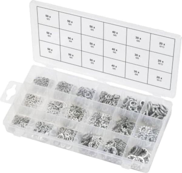 KS TOOLS Werkzeuge-Maschinen GmbH udvalg af tandskiver, M3-10, 720 styk (970.0240)