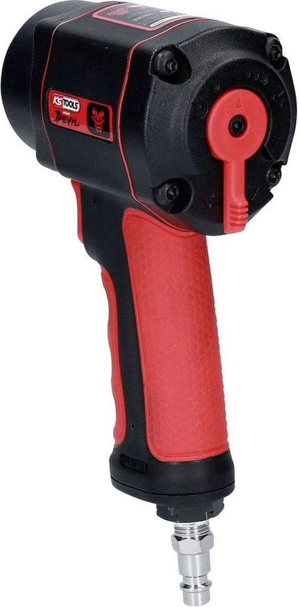 KS TOOLS Werkzeuge-Maschinen GmbH 1/2" DEN miniDEVIL højtydende trykluftslagnøgle, 1084Nm (515.1315)