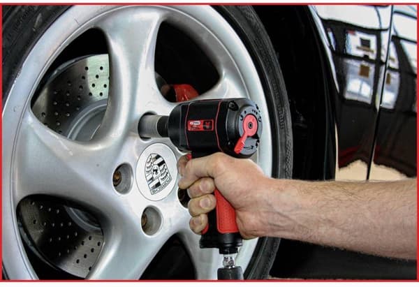 KS TOOLS Werkzeuge-Maschinen GmbH 1/2" DEN miniDEVIL højtydende trykluftslagnøgle, 1084Nm (515.1315)