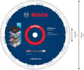 Miniatyrbild 3 av 5: Bosch Expert - diamantkapskiva - för metall, rostfritt stål, stål, koppar, gjutjärn - 355 mm