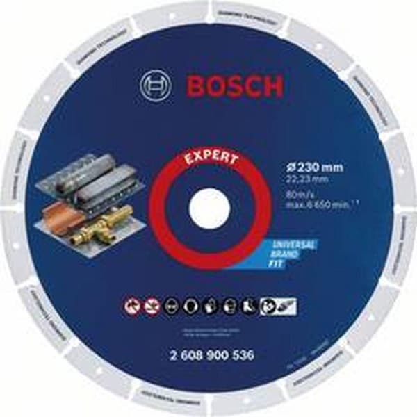 Bosch Expert - timanttileikkuulevy - metallille, ruostumattomalle teräkselle, teräkselle, kuparille, valuraudalle - 230 mm