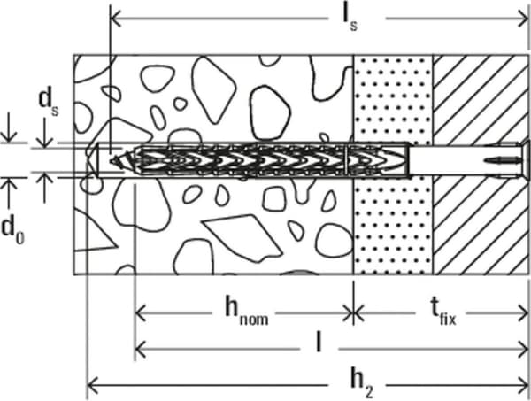 Fischer langskaftet dyvel SXRL-T g.zn. SXRL 10X80 T VE=50 (Pakke med 50 stk) (522698)