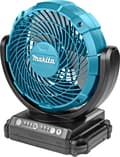 Pikkukuva 4 / 9: Makita Lattiatuuletin (Ø x K) 180 mm x 284 mm Musta, turkoosi (CF101DZ)