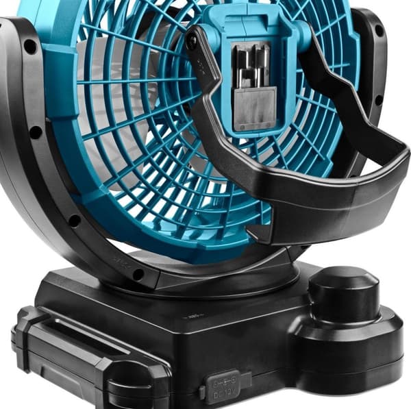 Makita Lattiatuuletin (Ø x K) 180 mm x 284 mm Musta, turkoosi (CF101DZ)