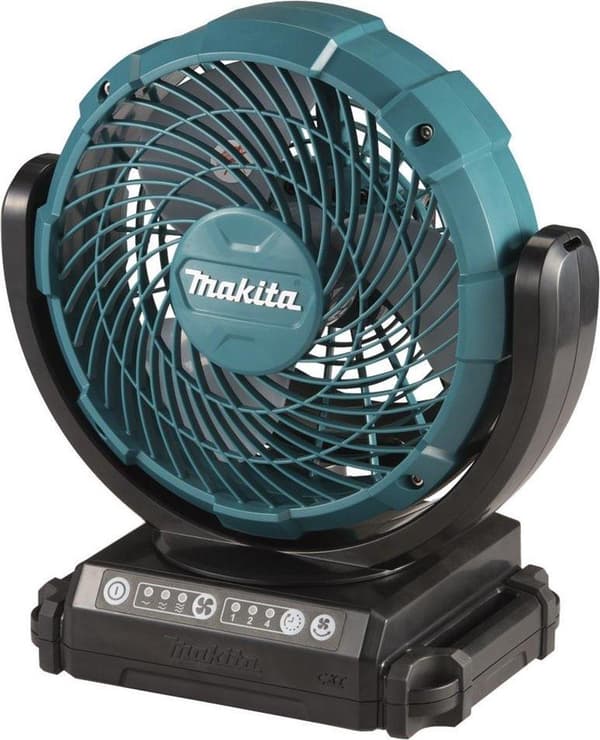 Makita Lattiatuuletin (Ø x K) 180 mm x 284 mm Musta, turkoosi (CF101DZ)