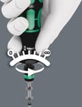 Miniatyrbild 10 av 11: Wera 05074715001 handskruvmejsel flerbitsskruvmejsel kombinationsskruvmejsel (05074715001)