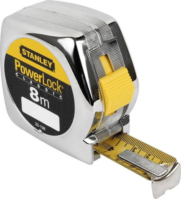 Stanley 0-33-198 Mål 8 mx 25 mm i ABS Powerlock Classic (0-33-198)