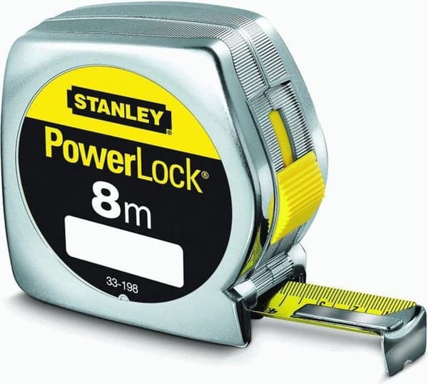 Stanley 0-33-198 Mål 8 mx 25 mm i ABS Powerlock Classic (0-33-198)