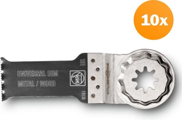 Fint bimetal dyksavblad 28 mm E-Cut Universal 63502151240 Velegnet til Brand 10 St. (63502151240)