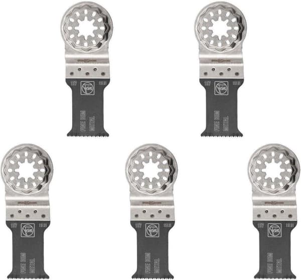 FEIN 63502157230 - savklinge - glasfiberforstærket plast - hård plast - line - plast - profil - metalplade - bimetal - 5 cm - 30 mm - 5 stk. (63502157