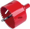 Miniatyrbillede 4 af 4: wolfcraft GmbH 5470000 - One - Bore - Gipsplader - Ikke-jernholdigt metal - Plast - Krydsfiner - Stål - Træ - Rød - Bimetallisk - Højhastighedsstål (H