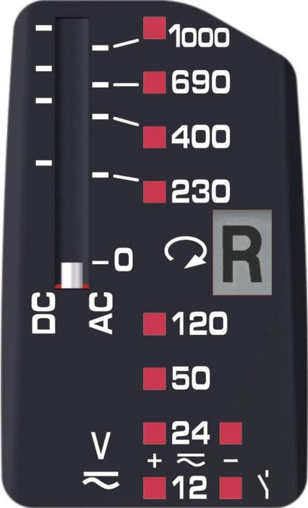 BENNING Duspol analog analog multimeter CAT IV 600V multimeter (050261)