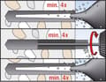 Miniatyrbillede 6 af 8: Fischer reaktionsanker gevindstang RG M12x160 gal.v. (pakke med 10 stk) (050258)