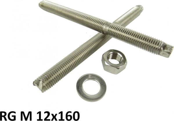 Fischer-reaktioankkuri kierretanko RG M12x160 gal.v. (10 kpl:n pakkaus) (050258)