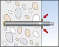 Miniatyrbild 2 av 6: Fischer reaktionsankare gängstång RG M16x165 gal.v. (Förpackning med 10 st) (050287)
