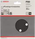 Miniatyrbillede 2 af 4: Bosch 2 608 605 124 skivesliber 5 dele slibende tilbehør (2608605124)