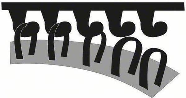 Bosch-hiomapaperi hiomatyynylle, rei'ittämätön, rakeisuus 60, 120, 180 (Ø) 125 mm 2609256B47 1 sarja (2609256B47)