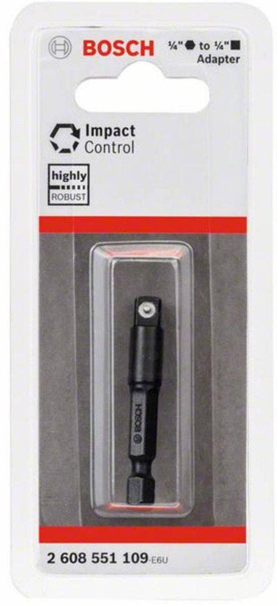 Bosch Impact Control - fatningsadapter - 1/4" - unbrakon - længde: 50 mm (2608551109)