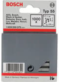 Miniatyrbillede 3 af 3: Bosch smal kronehæftetype 55, 6 x 1,08 x 16 mm, pakke med 1000 1000 stk. 1609200372 (1609200372)