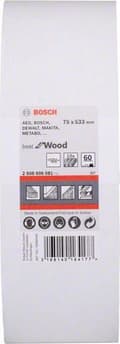 Miniatyrbild 2 av 4: Bosch Best for Wood and Paint X440 - slipband - för lövträ, måla på trä - 10 stycken - korn: 60 - 75 mm x 533 mm (2608606081)