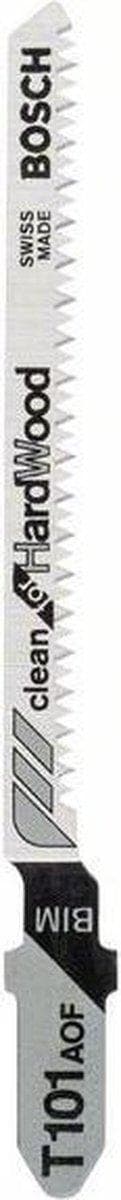 Bosch sticksågsblad T 101 AOF, rent för hårt trä, 3-pack 2608636225 sågblad (2608636225)