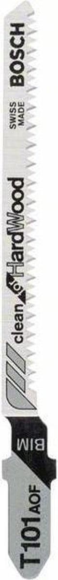 Miniatyrbild 9 av 9: Bosch sticksågsblad T 101 AOF, rent för hårt trä, 3-pack 2608636225 sågblad (2608636225)