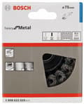 Pikkukuva 2 / 3: Bosch raskas metallille - teräskuppiharja - metallille, teräkselle, maalille, lakalle - 75 mm - M14