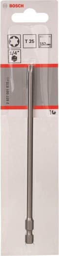 Miniatyrbillede 2 af 5: Bosch Torx bit T 25 ekstra hårdt E 6.3 1 stk (2607001670)