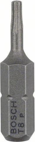 Miniatyrbillede 2 af 3: Bosch Torx bit T 8 ekstra hård C 6.3 3 stk (2607001601)