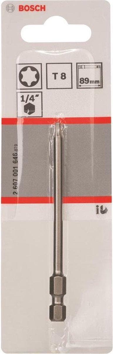 Bosch Torx bit T 8 ekstra hård E 6.3 1 stk (2607001646)