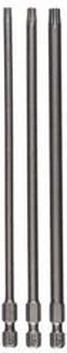 Bosch Extra Hard - skruetrækkerbit - til rustfrit stål, blødt træ - 3 dele - torx - T20, T25, T30 - unbrakon - længde: 152 mm (2607001764)