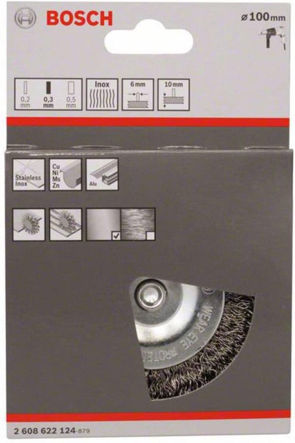 Bosch 2 608 622 124 - egerhjul - rustfrit stål - metal (2608622124)
