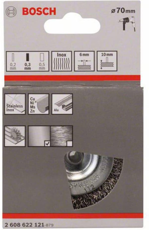 Bosch 2 608 622 121 - puolipyörä - ruostumaton teräs - metalli (2608622121)