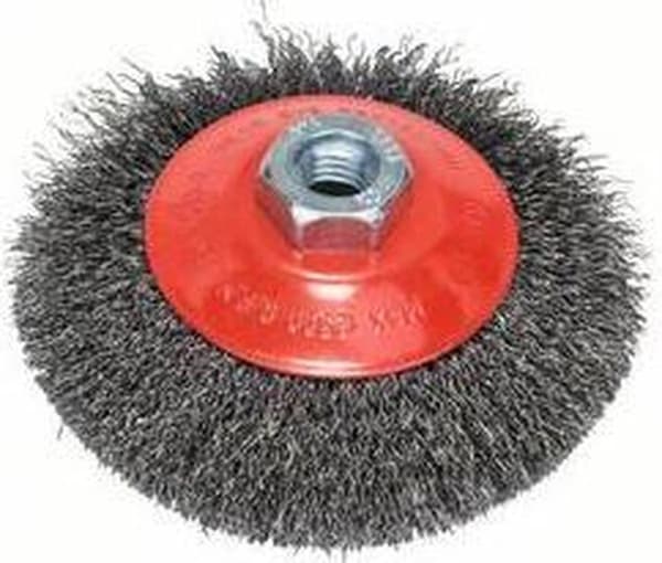 Bosch Clean metallille - pyöreä harja - alumiinille, metalliputkille, ei-rautametallille, teräkselle, metalliprofiileille - 115 mm