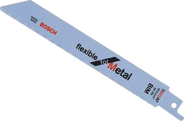 Bosch fleksibel til Metal S 922 AF - savklinge - til rør, metalplader, stål, profiler - længde: 150 mm - bredde: 19 mm (pakke med 5)